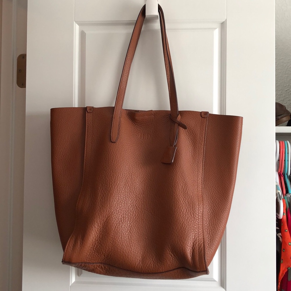 J. Crew Italian Leather Signet Tote